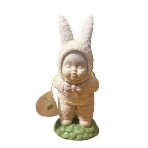 Vintage 2000 Dept 56 Snowbunnies KISS ME Figurine Department 56 Bunny